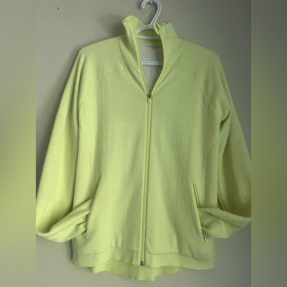 lululemon athletica Soft Neon Yellow  Sweater - Picture 6 of 7